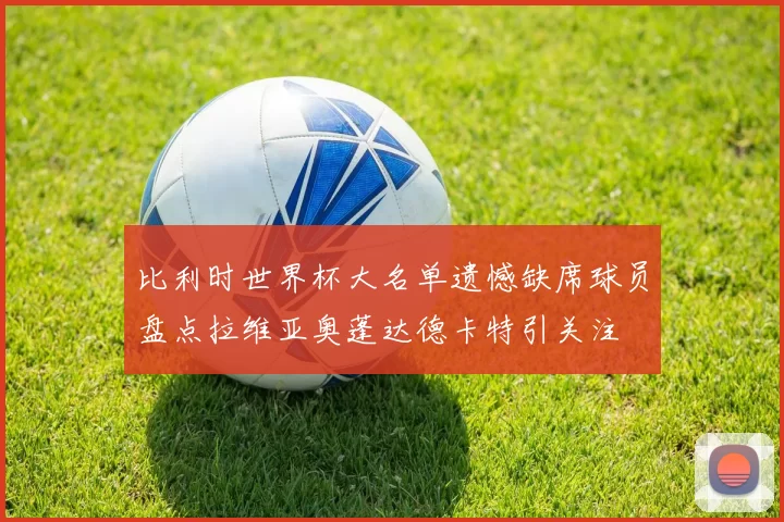 比利时世界杯大名单遗憾缺席球员盘点拉维亚奥蓬达德卡特引关注
